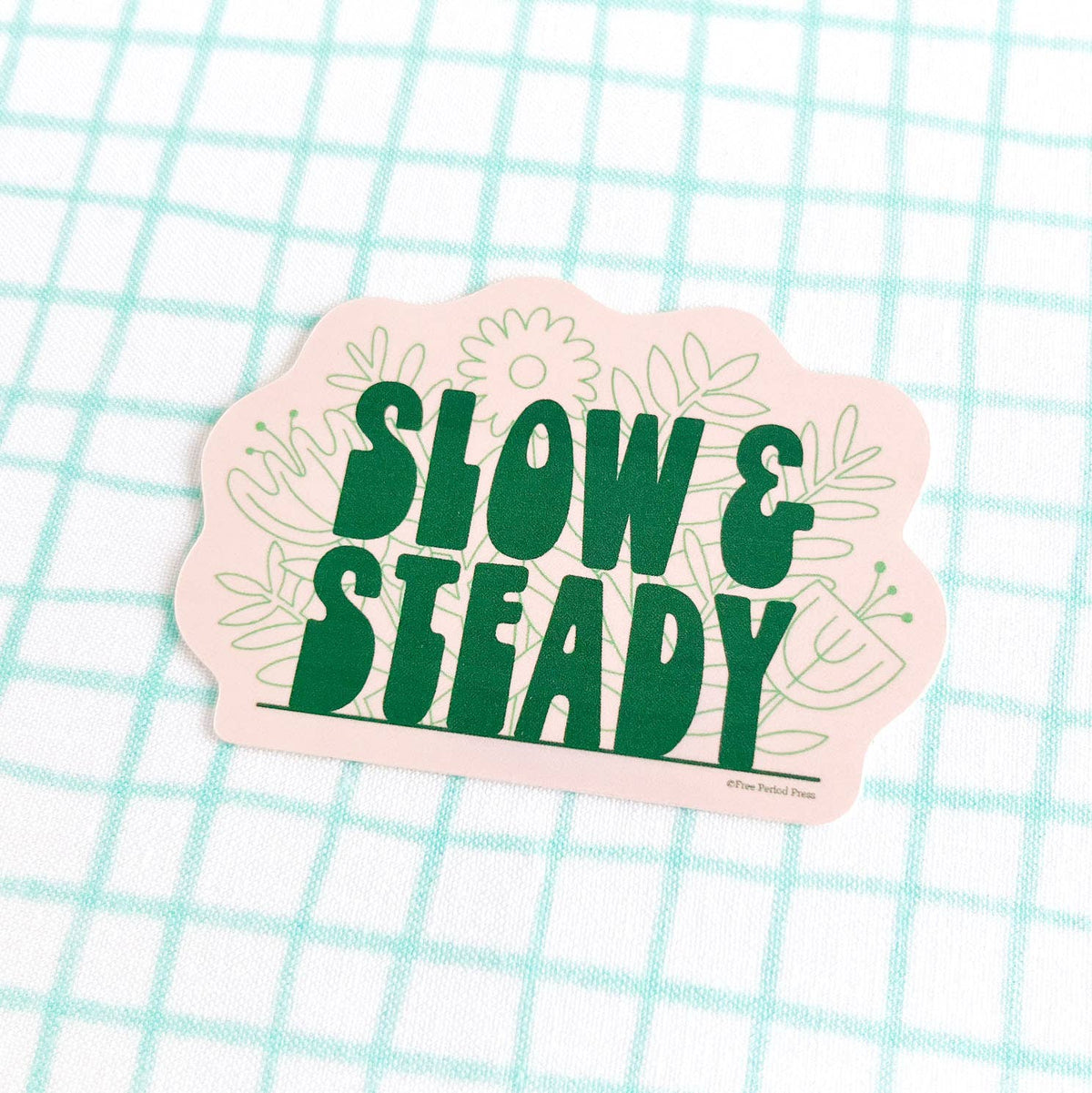 Slow and Steady Vinyl Decal Sticker