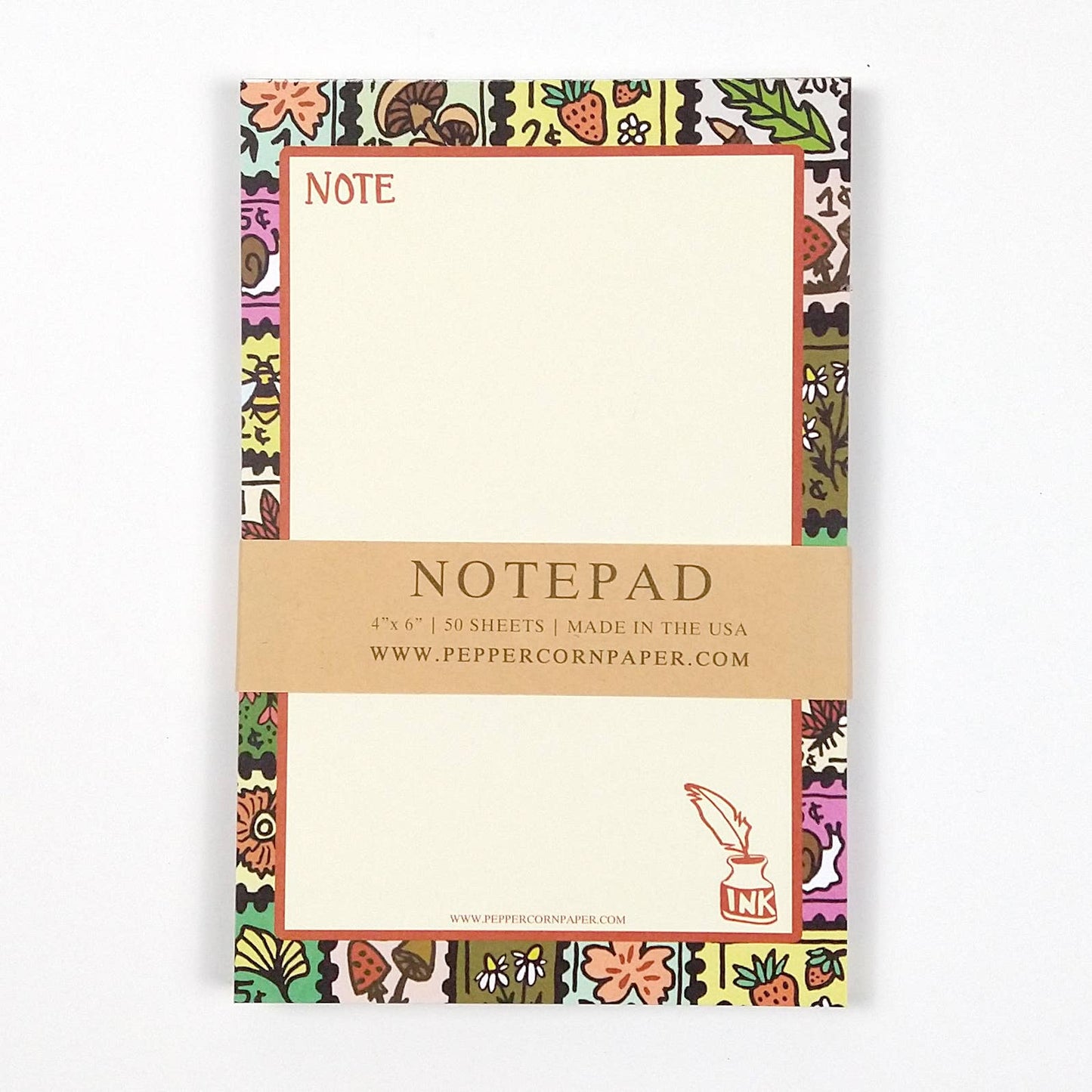 Postage Stamp Notepad