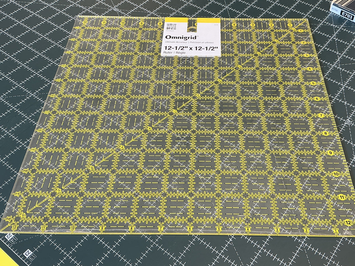 Acrylic Ruler 12-1/2in x 12-1/2in