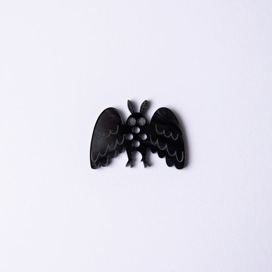 Mothman button, OddBorn