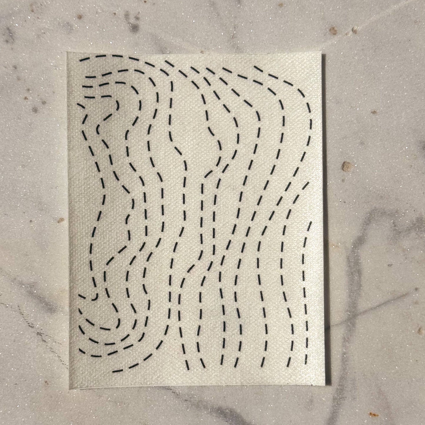 Suminagashi - Minimal Mending + Embellishment Transfer