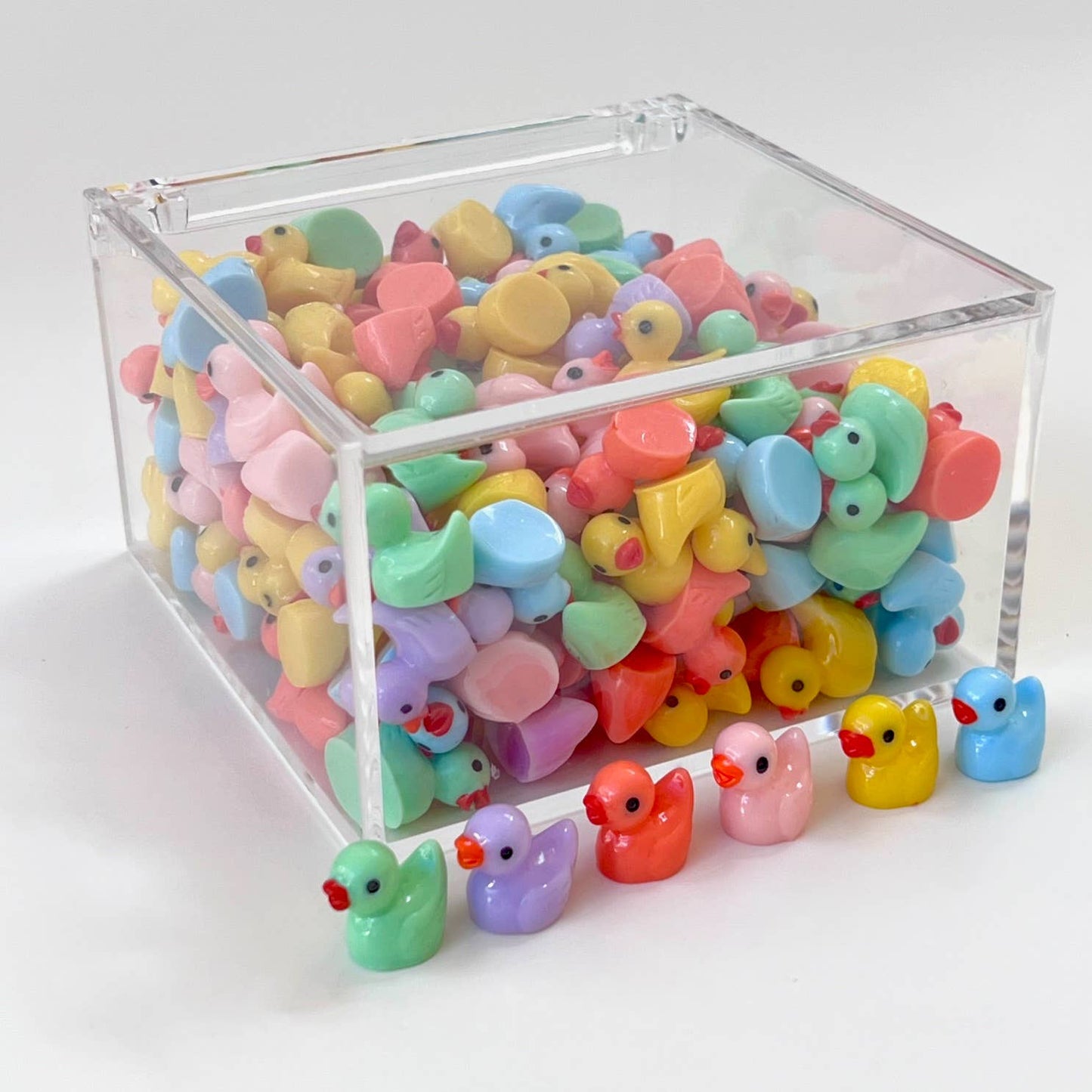71911 Little Colorful Ducks Miniature Figurines - 200 - homesewn