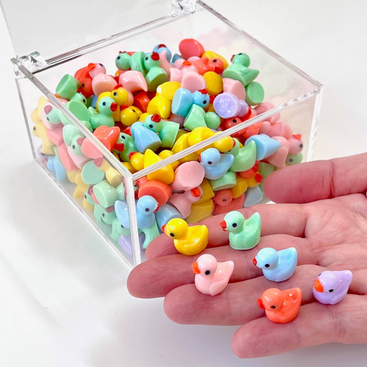 71911 Little Colorful Ducks Miniature Figurines - 200 - homesewn