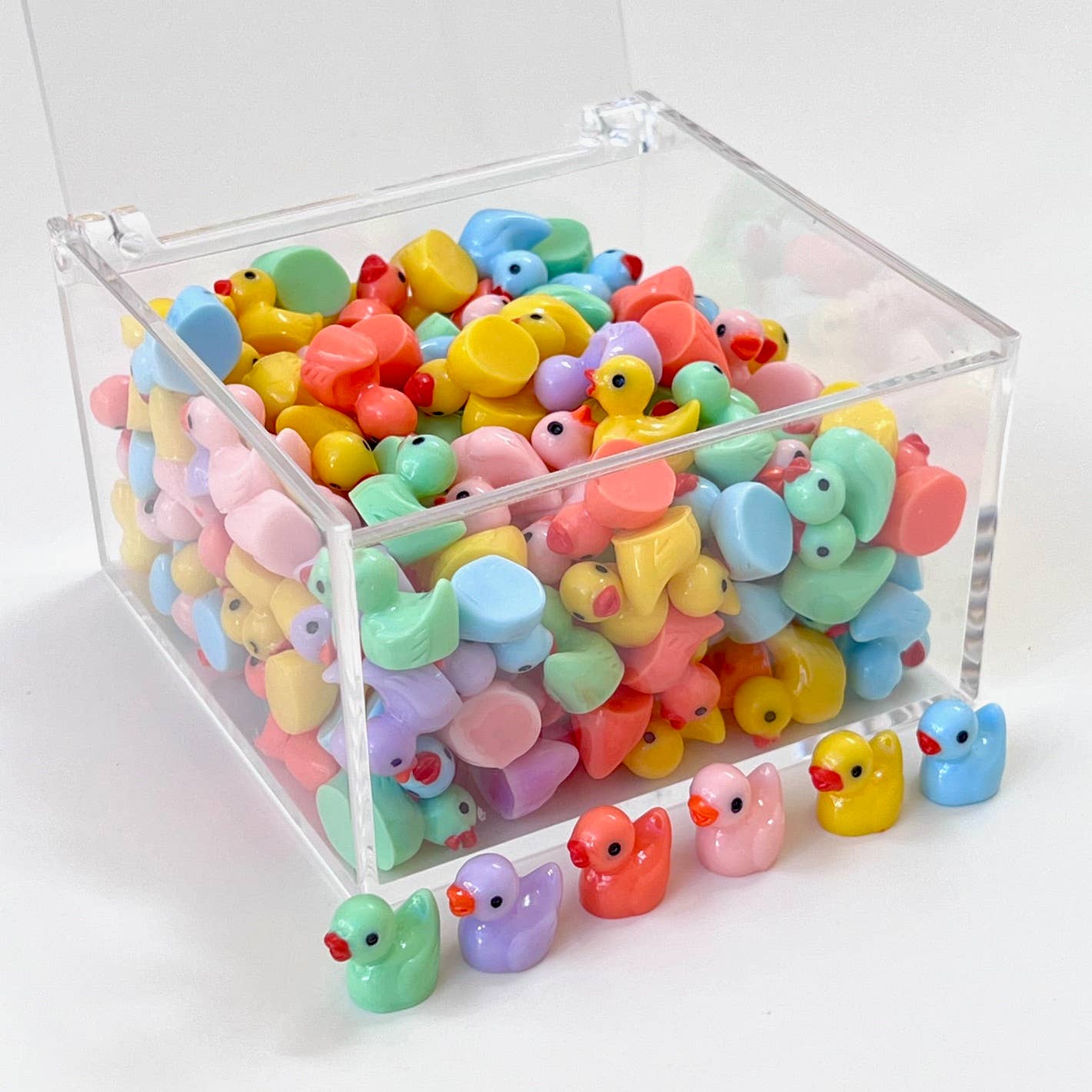 71911 Little Colorful Ducks Miniature Figurines - 200 - homesewn