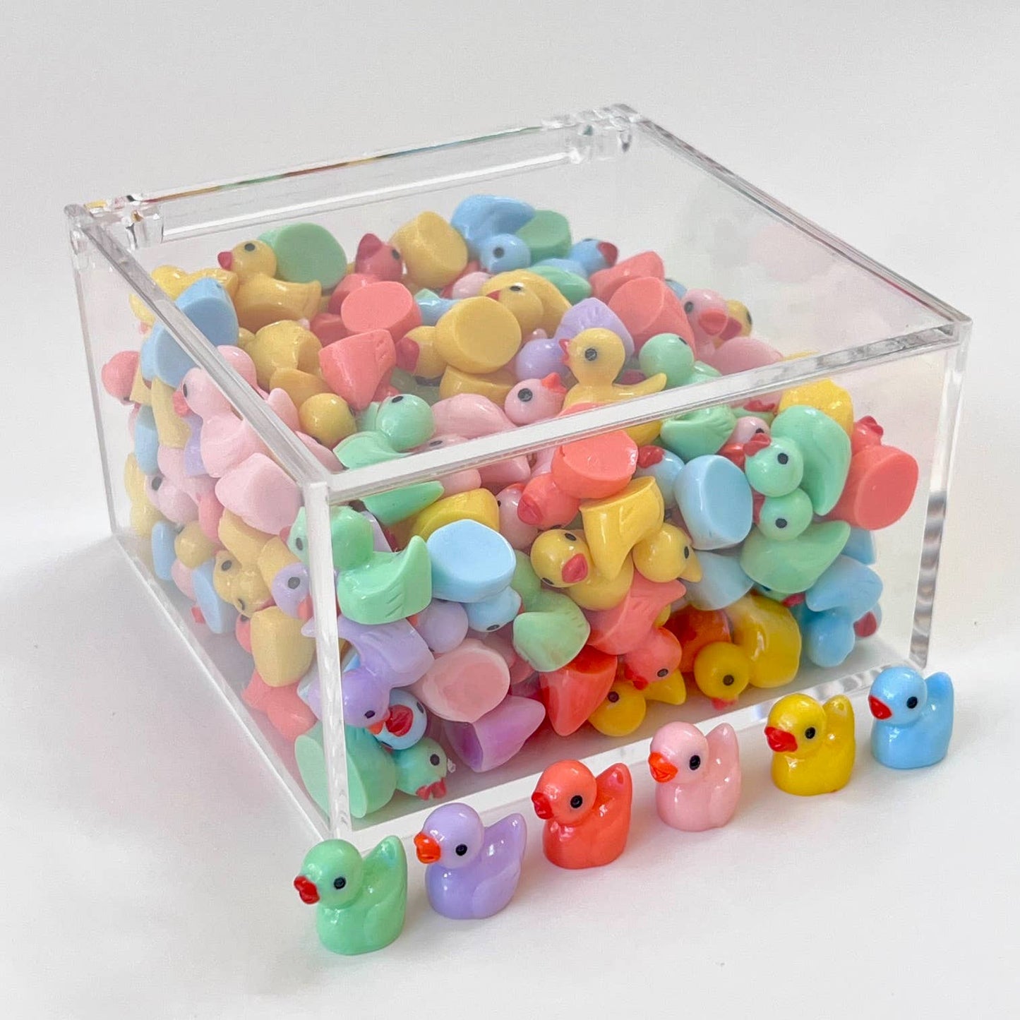 71911 Little Colorful Ducks Miniature Figurines - 200 - homesewn