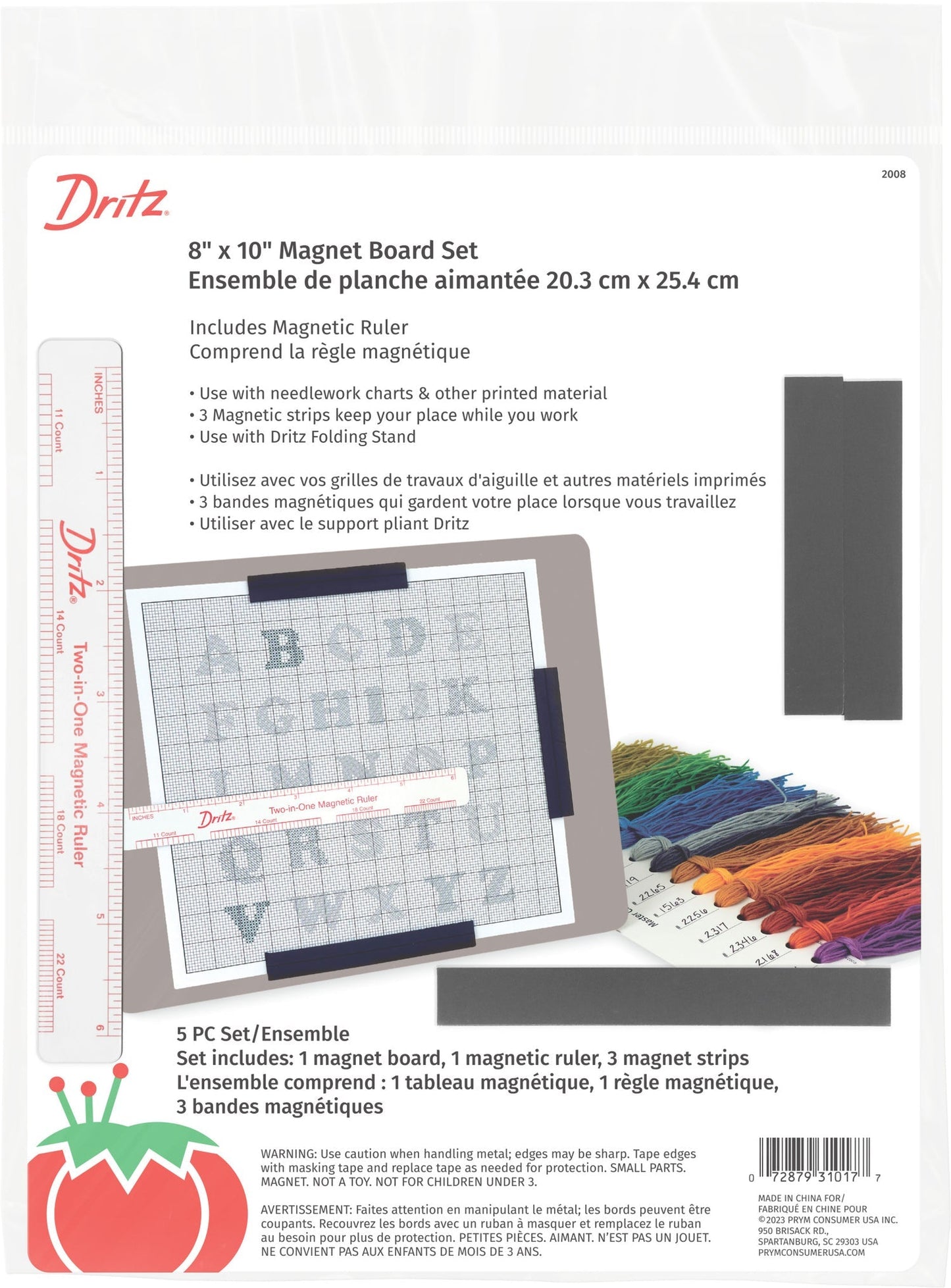 8" x 10" Magnetic Board Set - homesewn