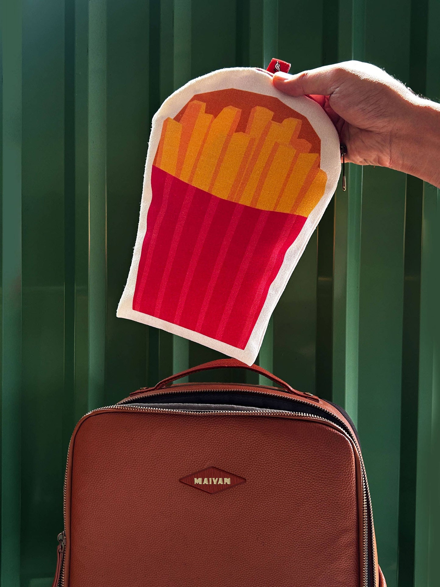 Fries Canvas Zipper Pouch/Pencil Case