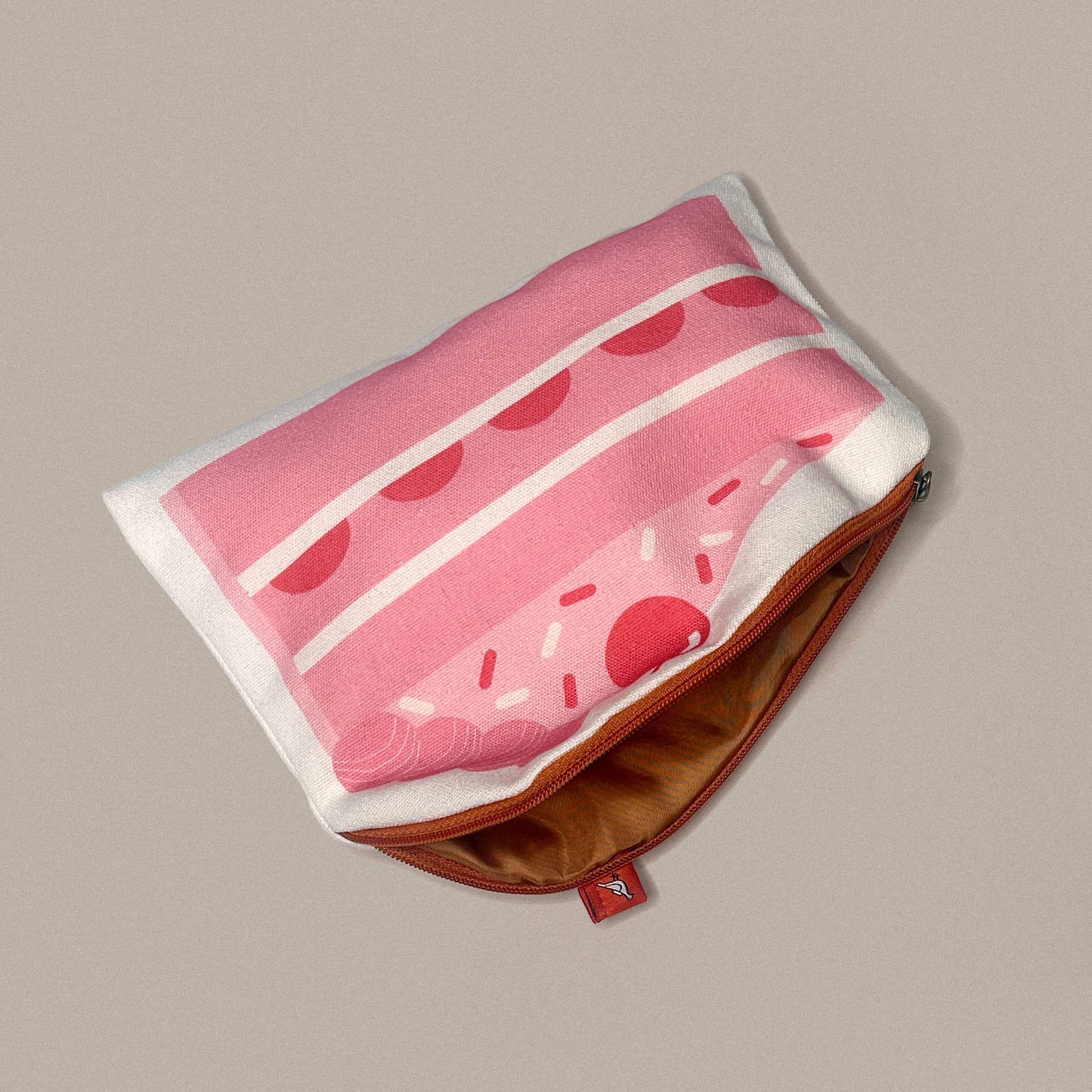Cake Canvas Zipper Pouch/Pencil Case