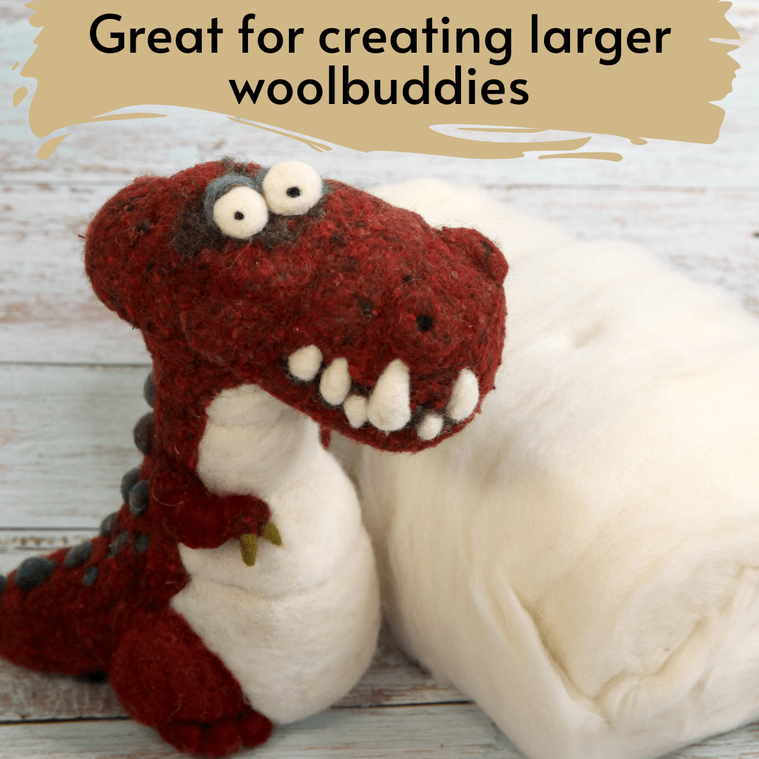 8oz Core Wool for Needle Felting - homesewn