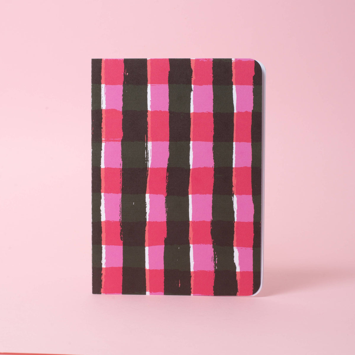 Big Gingham B6 Blank Notebook