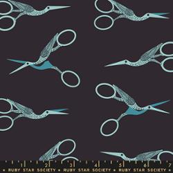 Stork Scissors - Soft Black - 1-800-Notion by Ruby Star Society