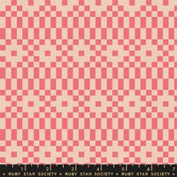 Bitmapped - Neon Coral - LoFi Linens by Ruby Star Society