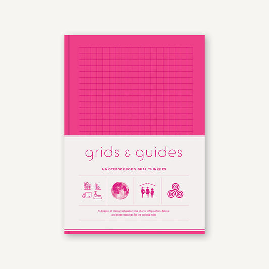Grids & Guides (Pink) notebook cover