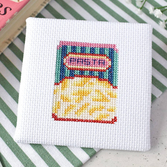 Pasta Mini Cross Stitch Kit