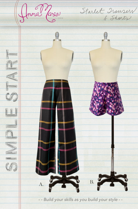 Simple Start Starlet Trouser & Shorts - homesewn