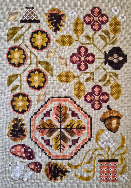 Autumn Feels cross stitch pattern by The Artsy Housewife