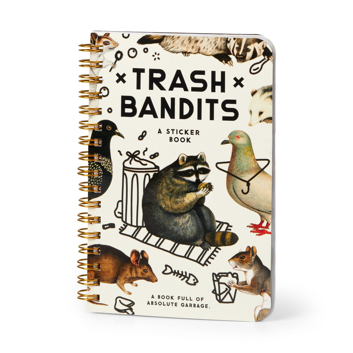 Brass Monkey Trash Bandits Sticker Book cover