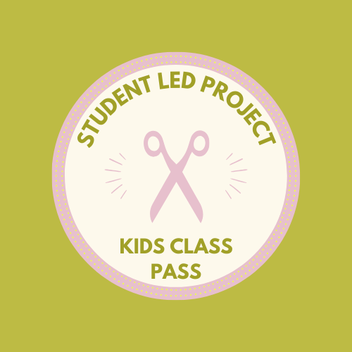 RESERVE YOUR SPOT - Student Led Project Kids Class Pass - homesewn