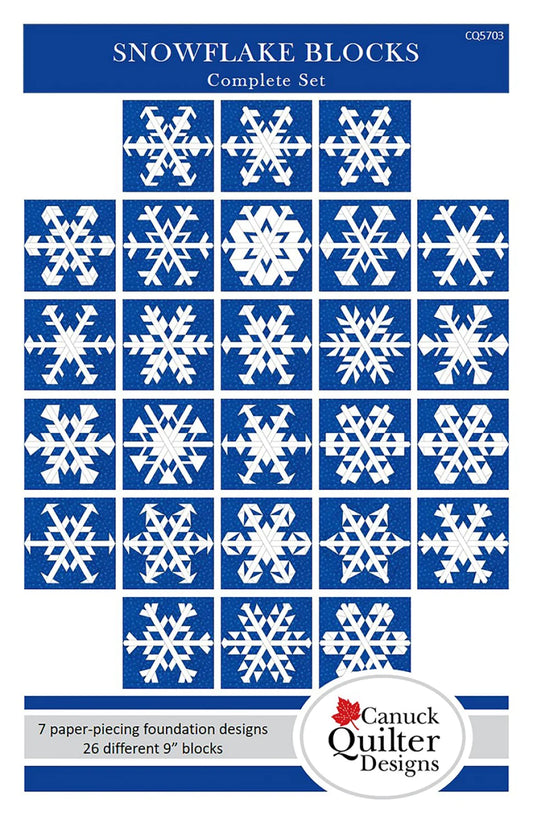Snowflake Blocks Complete Quilt Pattern