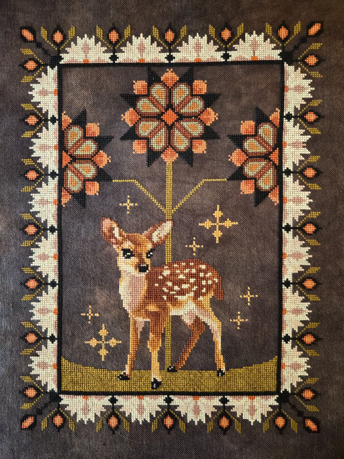Delilah Darling cross stitch pattern by The Artsy Housewife