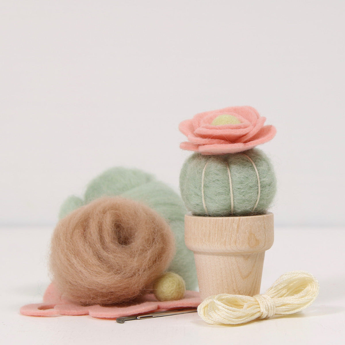 Needle Felting Kit - Desert Rose