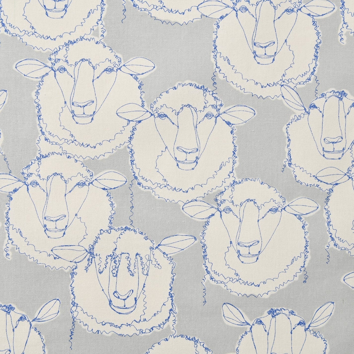 +HAyU Wire Sheep - Grey - Linen Cotton Canvas - homesewn