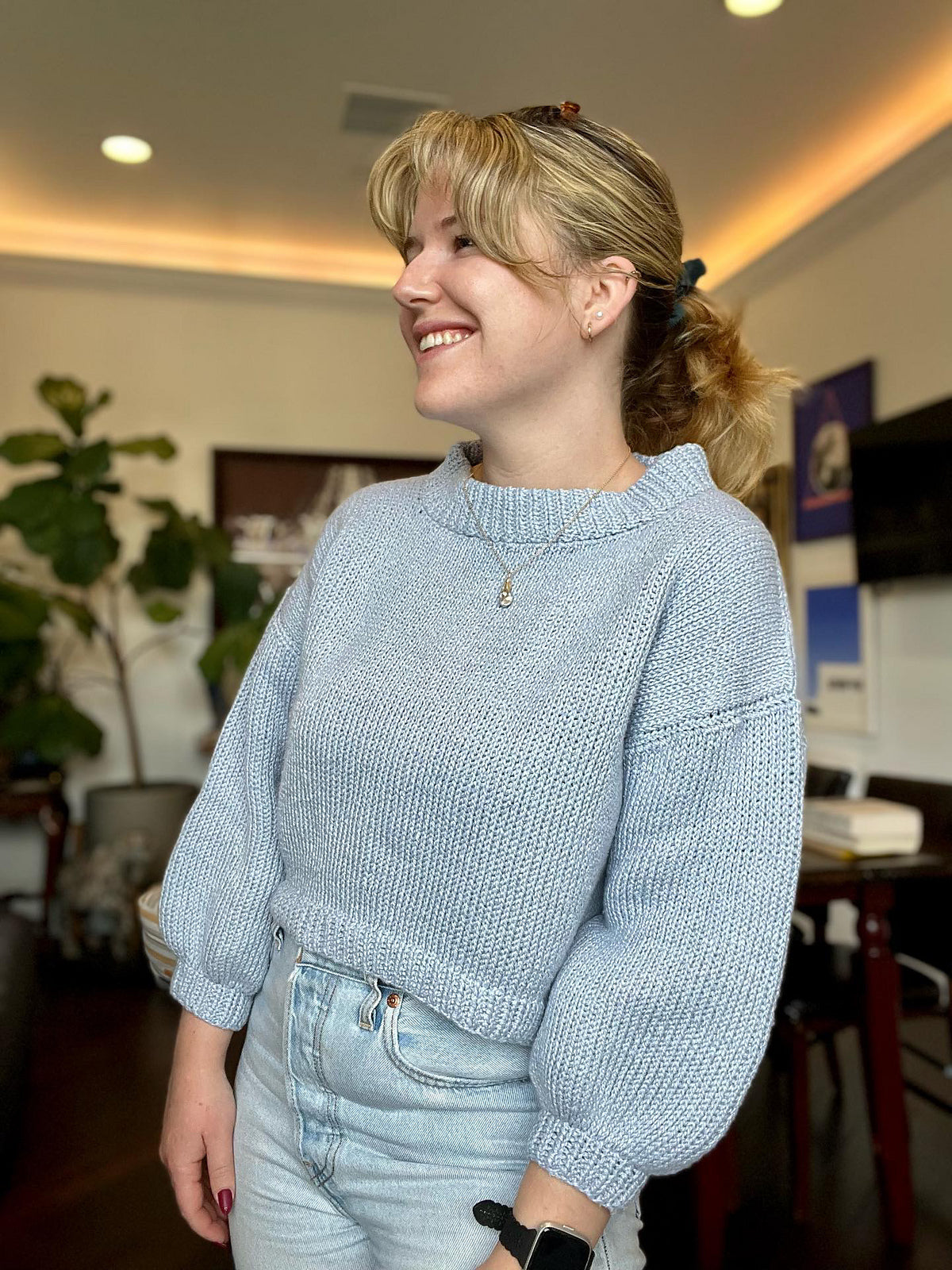 Not Knit Sweater: Tunisian Crochet Sweater