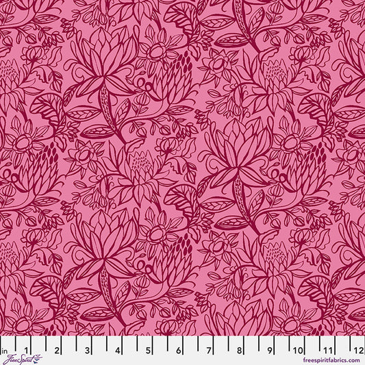 Garden Etchings - Raspberry - Springtime Splendour