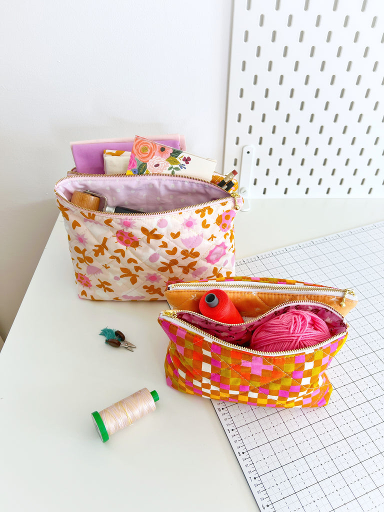 Gemini Pouch sewing pattern by Lou Orth Designs