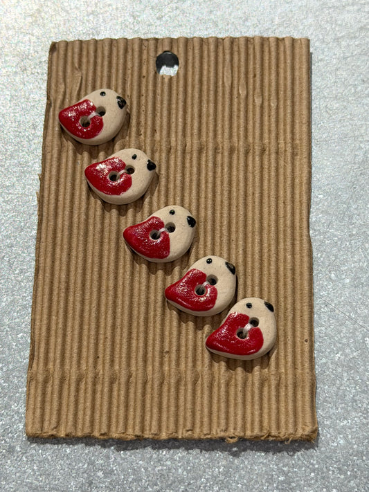 L545 Red Bird Buttons