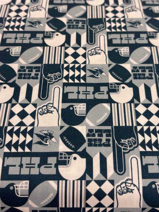 Philly Icons - Eagles - QUILTING COTTON/POPLIN