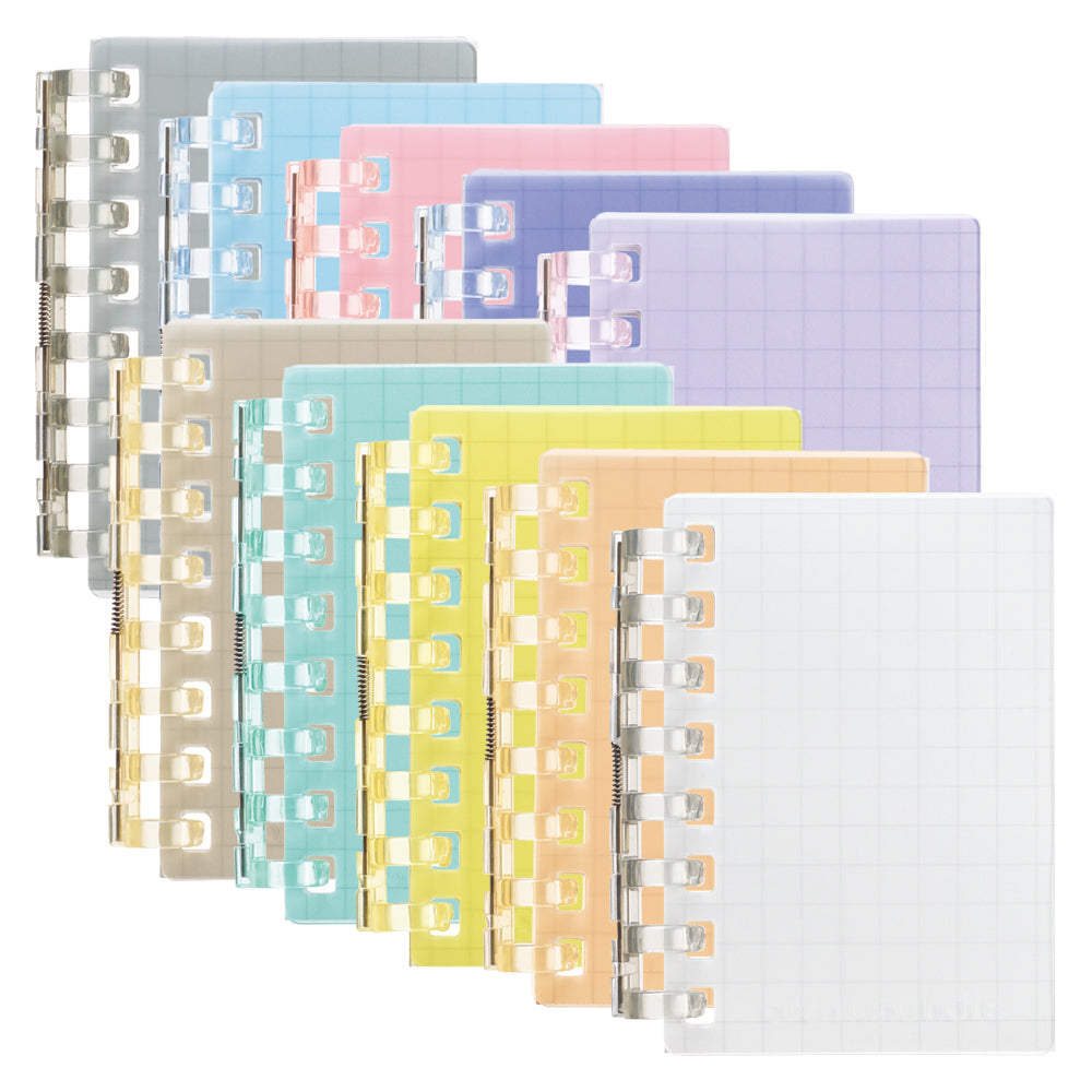 LIHIT LAB Open Ring Notebook Mini in assorted cover colors