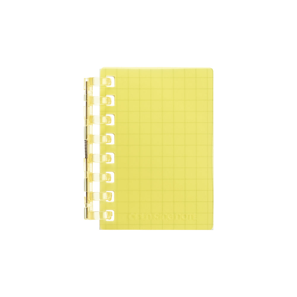 LIHIT LAB Open Ring Notebook Mini in yellow
