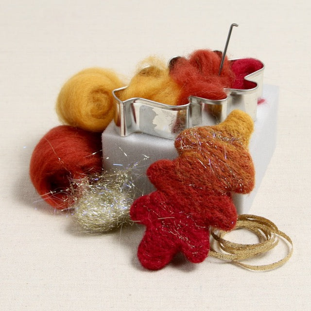 Oak Leaf Beginner Needle Felting Kit
