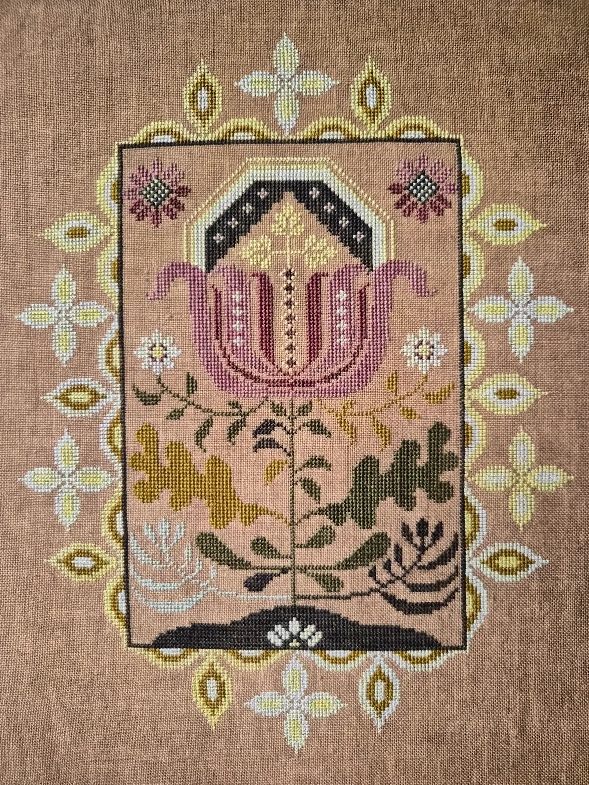 Pomp and Circumstance cross stitch pattern by The Artsy Housewife