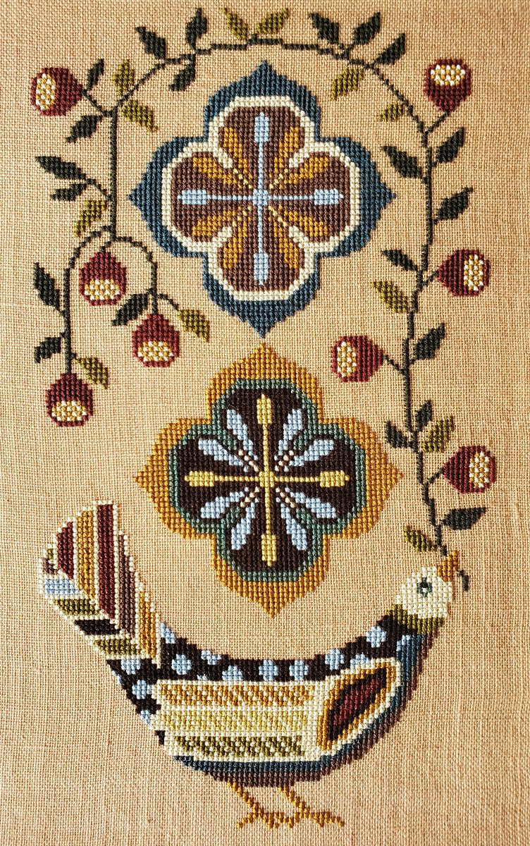 Pretty Bird cross stitch pattern by The Artsy Housewife
