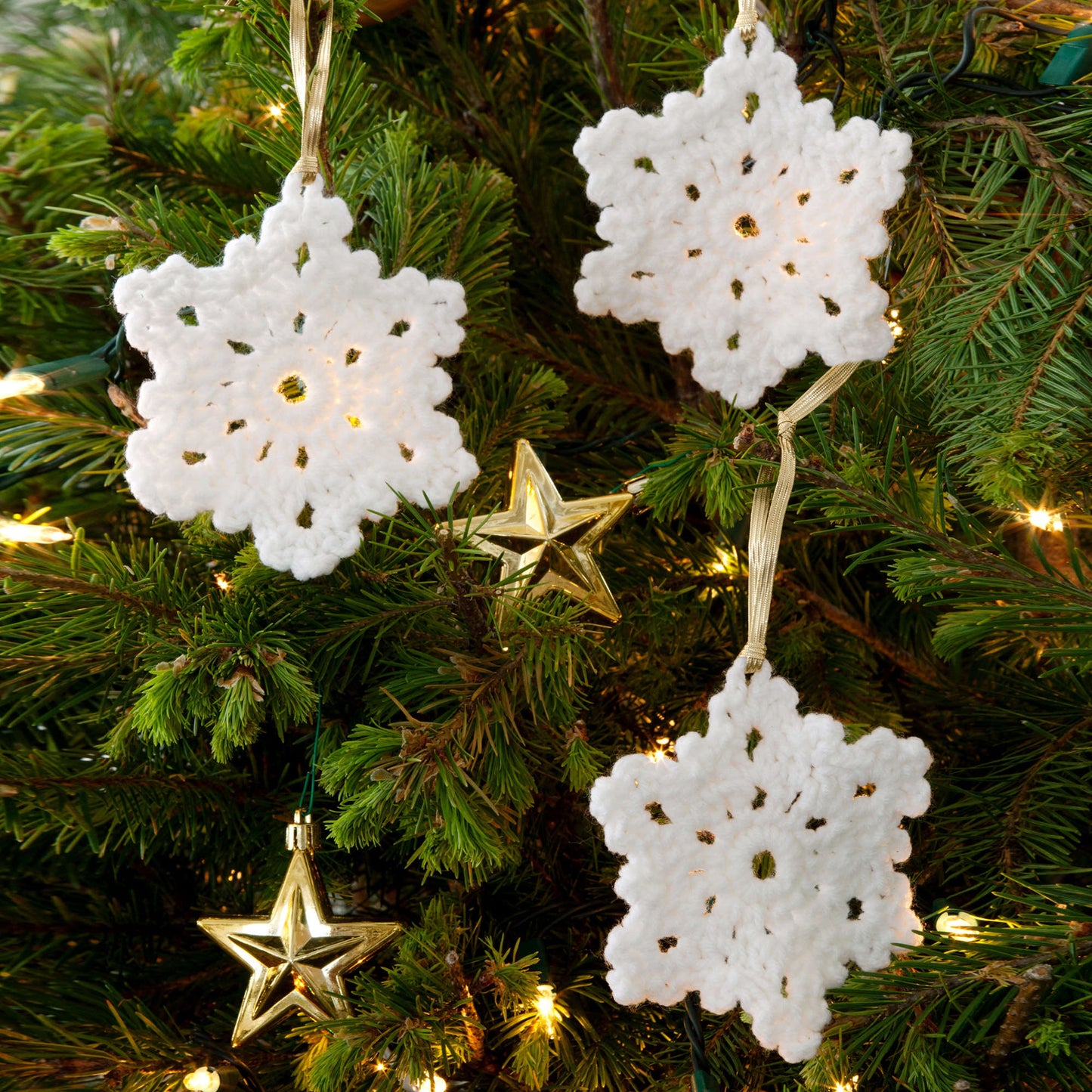 Snowflake - Candy Cane - Bauble Crochet Class