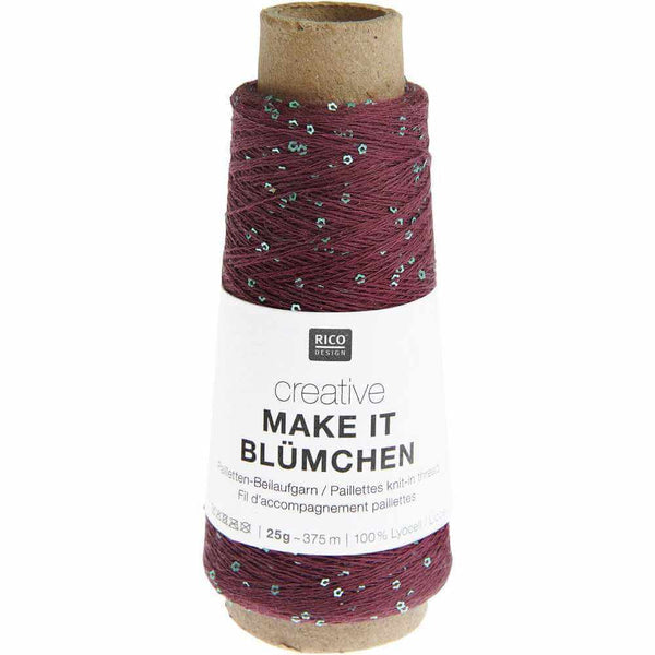 Rico Creative Make It Blümchen 016 Burgundy