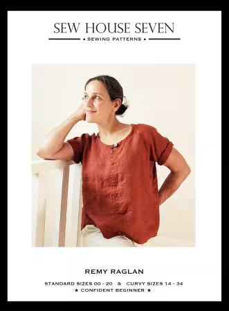 Remy Raglan Top Printed Pattern