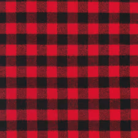 Buffalo Plaid Mammoth FLANNEL - Red/Black