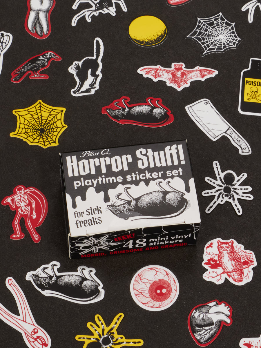 Blue Q Horror Stuff Playtime Sticker Set