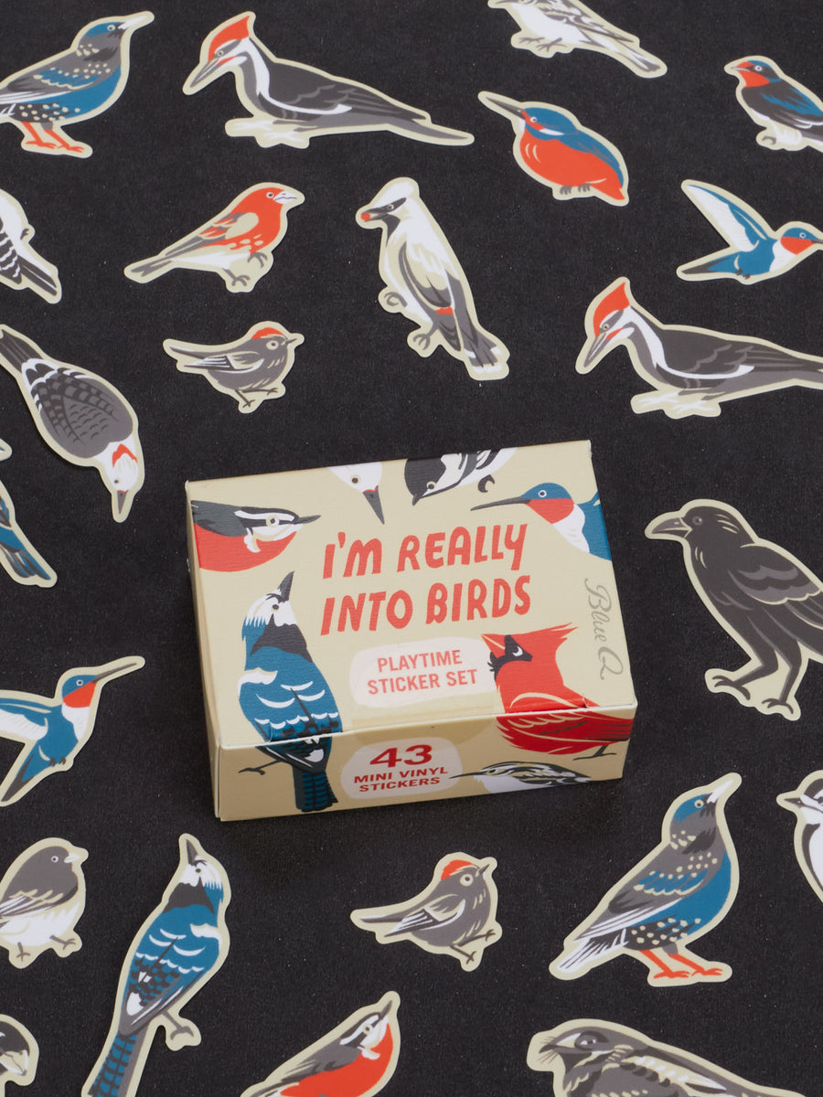 Blue Q I'm Really Into Birds Playtime Sticker Set