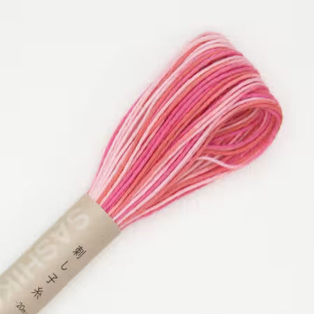 Olympus Sashiko Thread - 22 yard skein VARIEGATED