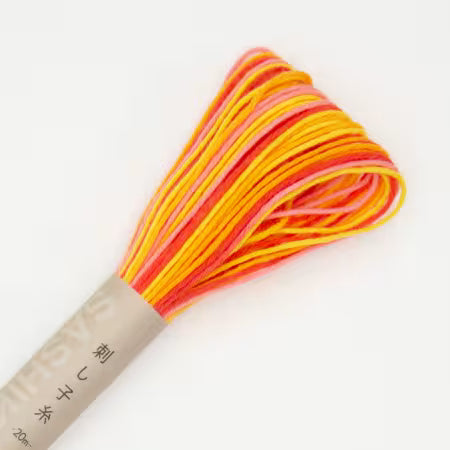 Olympus Sashiko Thread - 22 yard skein VARIEGATED