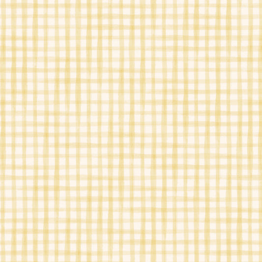 Check It Out - Maize - Dear Stella Small Wonder fabric