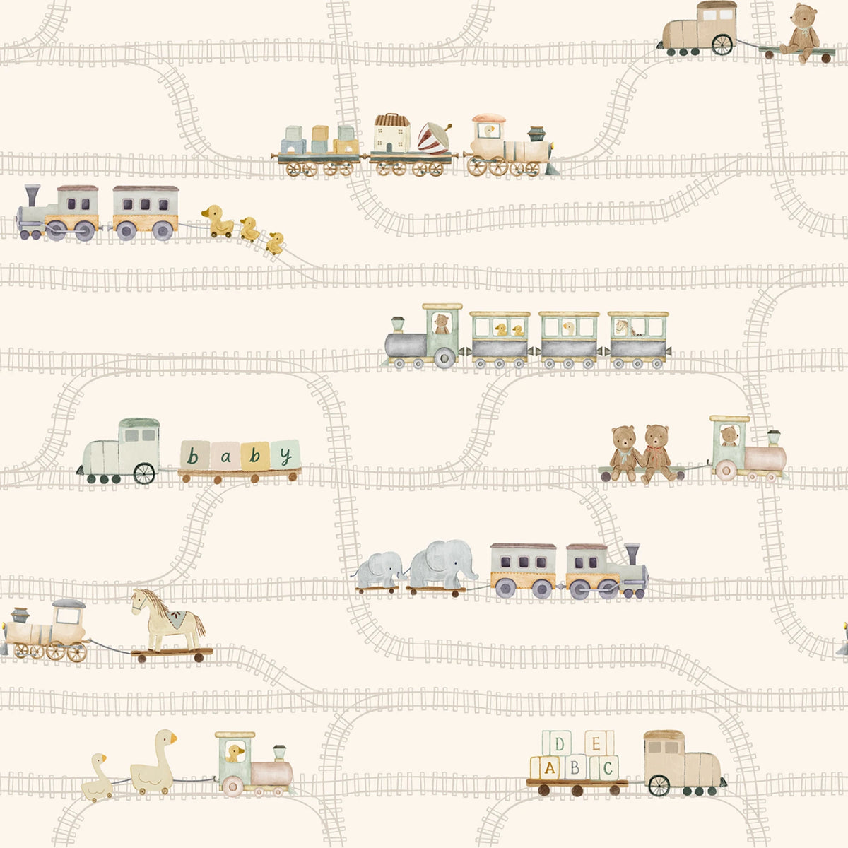 Full Steam Ahead - Papyrus - Dear Stella Small Wonder fabric