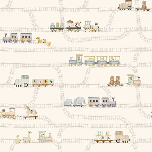 Full Steam Ahead - Papyrus - Dear Stella Small Wonder fabric