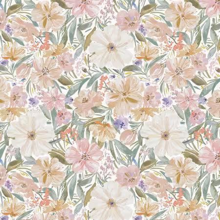 Serene Petals - Fall in Love - QUILTING COTTON/POPLIN
