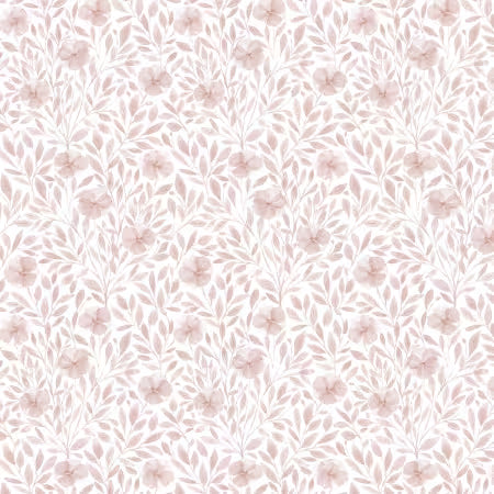 Floral Haze - White - Fall in Love - QUILTING COTTON/POPLIN