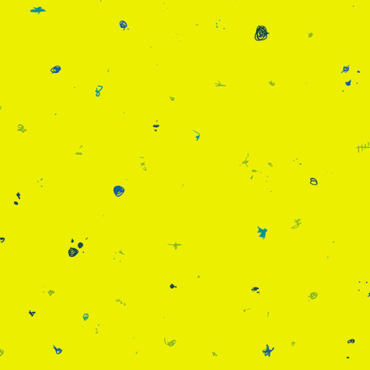 Scrawl - Giucy Giuce Motley Dayglow - QUILTING COTTON/POPLIN